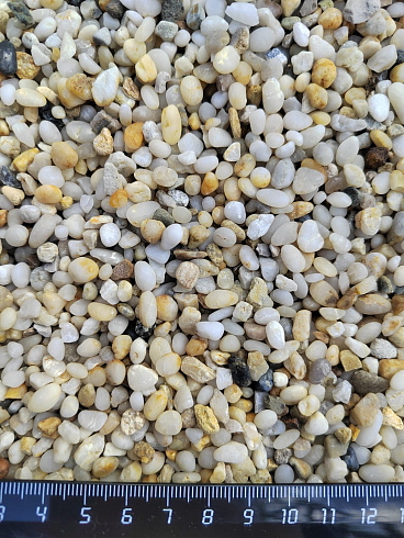 фото Галька крымская жемчужная фр. 3-5 мм. купить в Севастополе  в интернет-портале КАМЕНЬ КЛУБ