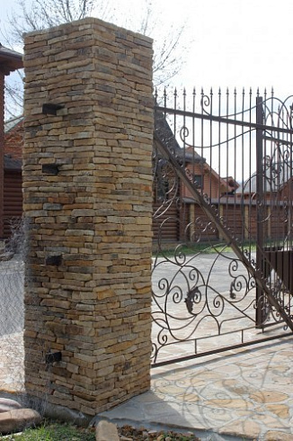 Kamenclub.ru: Песчаник (хворост) art PSG-5-06  купить в Севастополе    1 900 руб/кв.м   фото КАМЕНЬ КЛУБ