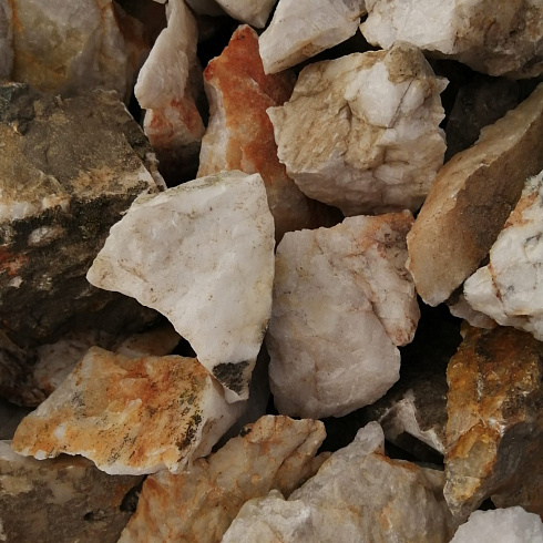 фото Кварц ( фр. 70-100 мм)  купить в Севастополе в интернет-портале КАМЕНЬ КЛУБ