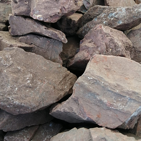 фото Яшма красная  (фр. 70-100 мм)  купить в Севастополе в интернет-портале КАМЕНЬ КЛУБ