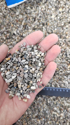 фото Галька черноморская фр. 3-5 мм. купить в Севастополе  в интернет-портале КАМЕНЬ КЛУБ