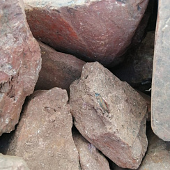 Яшма красная  (фр. 70-100 мм) фото Камень Клуб  купить в Севастополе