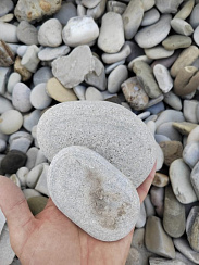 Галька черноморская фр. 50-100 мм.  купить в Севастополе фото Камень Клуб