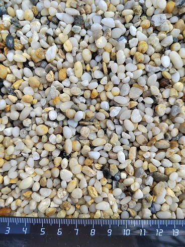 фото Галька крымская жемчужная фр. 3-5 мм. купить в Севастополе  в интернет-портале КАМЕНЬ КЛУБ