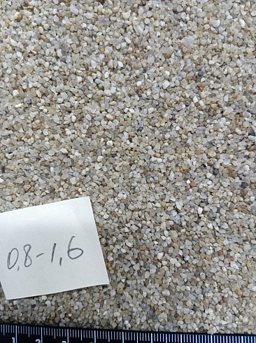 Кварцевый песок для пескоструйных работ фр. 0,8-1,6 мм.  купить в Севастополе фото Камень Клуб