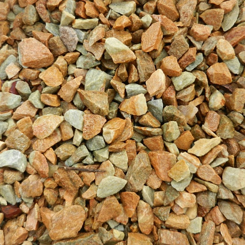 Kamenclub.ru: Щебень крошка желтый (ЗЛАТОЛИТ) фр. 10-20 мм.  купить в Севастополе златолит бежевый, золотистый, желтый каменная декоративная крошка щебня златолита 10800 руб/т   фото КАМЕНЬ КЛУБ