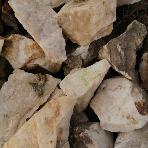 фото Кварц ( фр. 70-100 мм)  купить в Севастополе в интернет-портале КАМЕНЬ КЛУБ