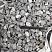 Kamenclub.ru: Щебень галтованный черный (мрамор) фр.40-70 мм.  купить в Севастополе мрамор черный с белыми прожилками, черный, белый щебень галтованный округлый 13500 руб/т   фото КАМЕНЬ КЛУБ