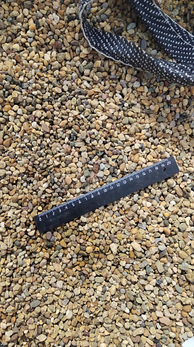 Kamenclub.ru: Галька окат (серо-желтая) фр.5-10 мм. купить  в Севастополе галька речная рыжий, желтый, рыжий, серо-желтый речная окатанная галька декоративная 5000 руб/т   фото КАМЕНЬ КЛУБ