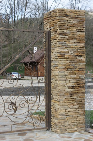 Kamenclub.ru: Песчаник (хворост) art PSG-5-06  купить в Севастополе    1 900 руб/кв.м   фото КАМЕНЬ КЛУБ