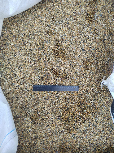 Галька речная окат (рыжая) фр.3-5 мм купить в Севастополе 