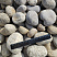 Kamenclub.ru: Галька речная окат (серо-белая) фр. 70-120 мм купить  в Севастополе галька галечник бело-серая, серо-белая, серая, белая речная природная галька  8000 руб/т   фото КАМЕНЬ КЛУБ