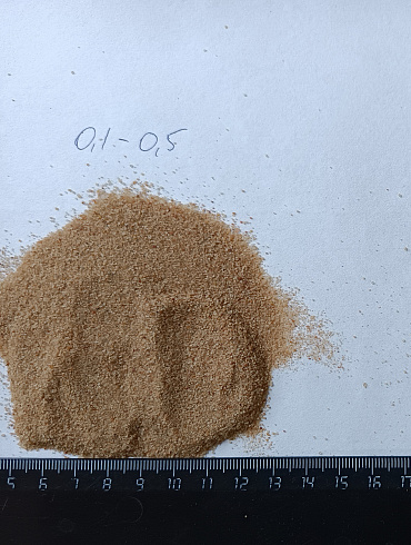 Кварцевый песок для площадок фр. 0,1-0,5 мм.  купить в Севастополе фото Камень Клуб