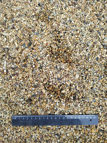 Галька речная окат (рыжая) фр.3-5 мм купить в Севастополе 
