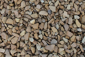 Kamenclub.ru: Щебень крошка желтый (песчаник) фр. 10-20 мм.  купить в Севастополе песчаник бежевый, серый, рыжий декоративный ландшафтный щебень колотый 9500 руб/т   фото КАМЕНЬ КЛУБ