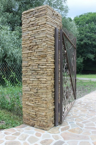 Kamenclub.ru: Песчаник (хворост) art PSG-5-06  купить в Севастополе    1 900 руб/кв.м   фото КАМЕНЬ КЛУБ