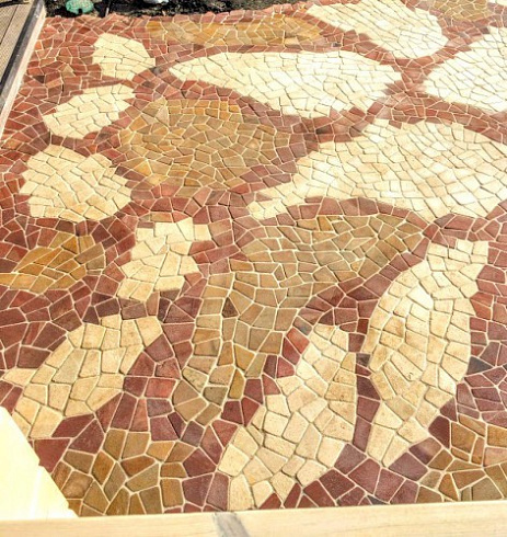 Kamenclub.ru: Песчаник брусчатка (Готика) art PSG-L-01  купить в Севастополе    2300 руб/кв.м   фото КАМЕНЬ КЛУБ