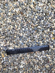 Галька крымская прибрежная фр. 5-10 мм.  купить в Севастополе фото Камень Клуб